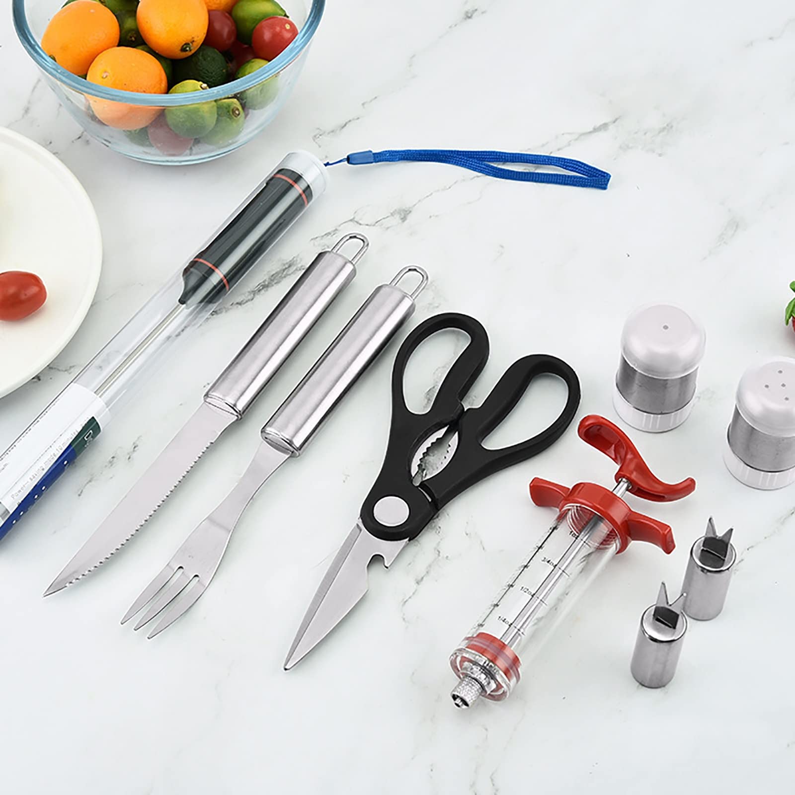 BBQグリル　バーベキューグリル&ツールセット Amazon | バーベキューツール 18点セット BBQツールセット