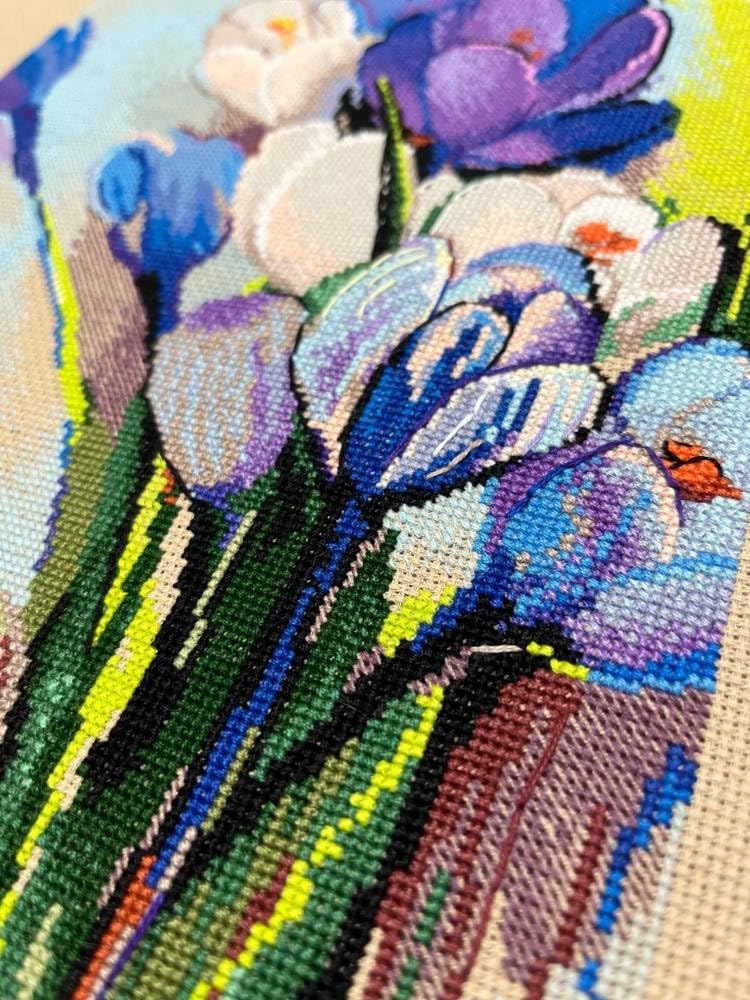 Oven Zestawy do haftu krzyżykowego dla początkujących i dorosłych śpiewają dla Ciebie 21 x 30 cm/8,27 x 11,81 cala