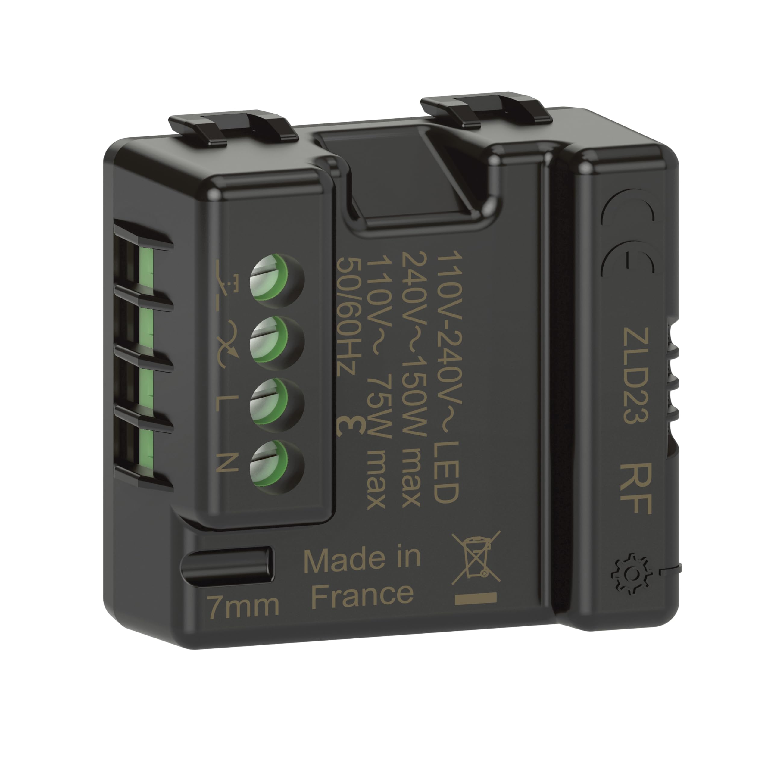 LEGRAND, Con micromodulo Netatmo On/Off da 150 W per serie di interruttori (ad esempio Valena, Seano, Niloe), controllo intelligente della luce, con dimmer, Smart Home, 064899