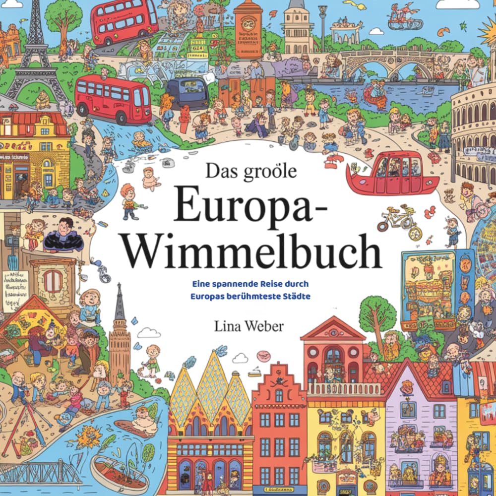 Das Große Europa-Wimmelbuch: Eine spannende Reise durch Europas berühmteste Städte (Wimmelbücher)