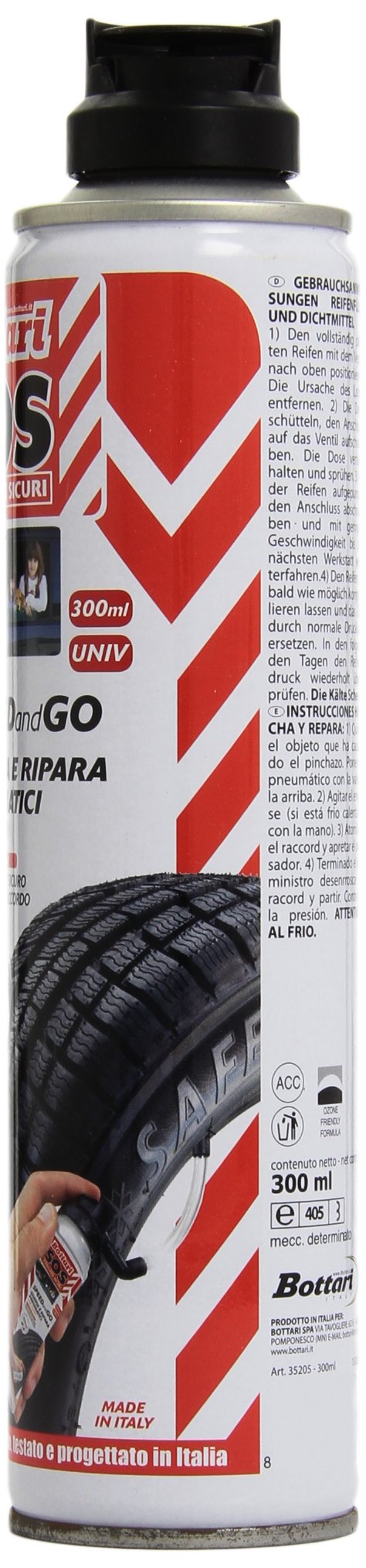 Bottari 35205 Spray Naprawczo-Pompujący do Opon