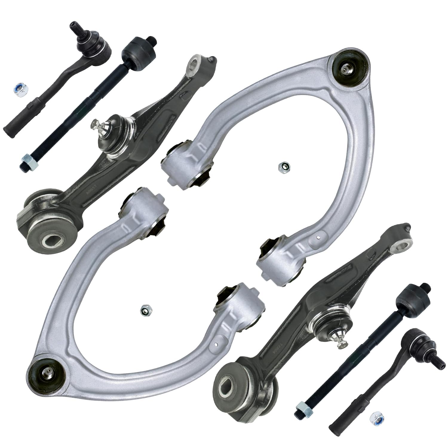 Detroit Axle - 8pc Front End Control Arms Kit for Mercedes-Benz CL500 CL600