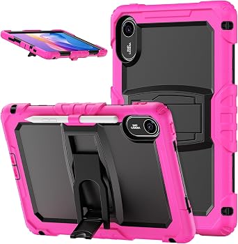 For Redmi Pad 2 Case, Xiaomi Redmi Pad 2 Cover, 11 inch Pokaas Tablet Case, Stand Function, Three Layer Construction, Pen Storage, Shoulder Strap, Angle Adjustable, Hard Case, Drop Prevention