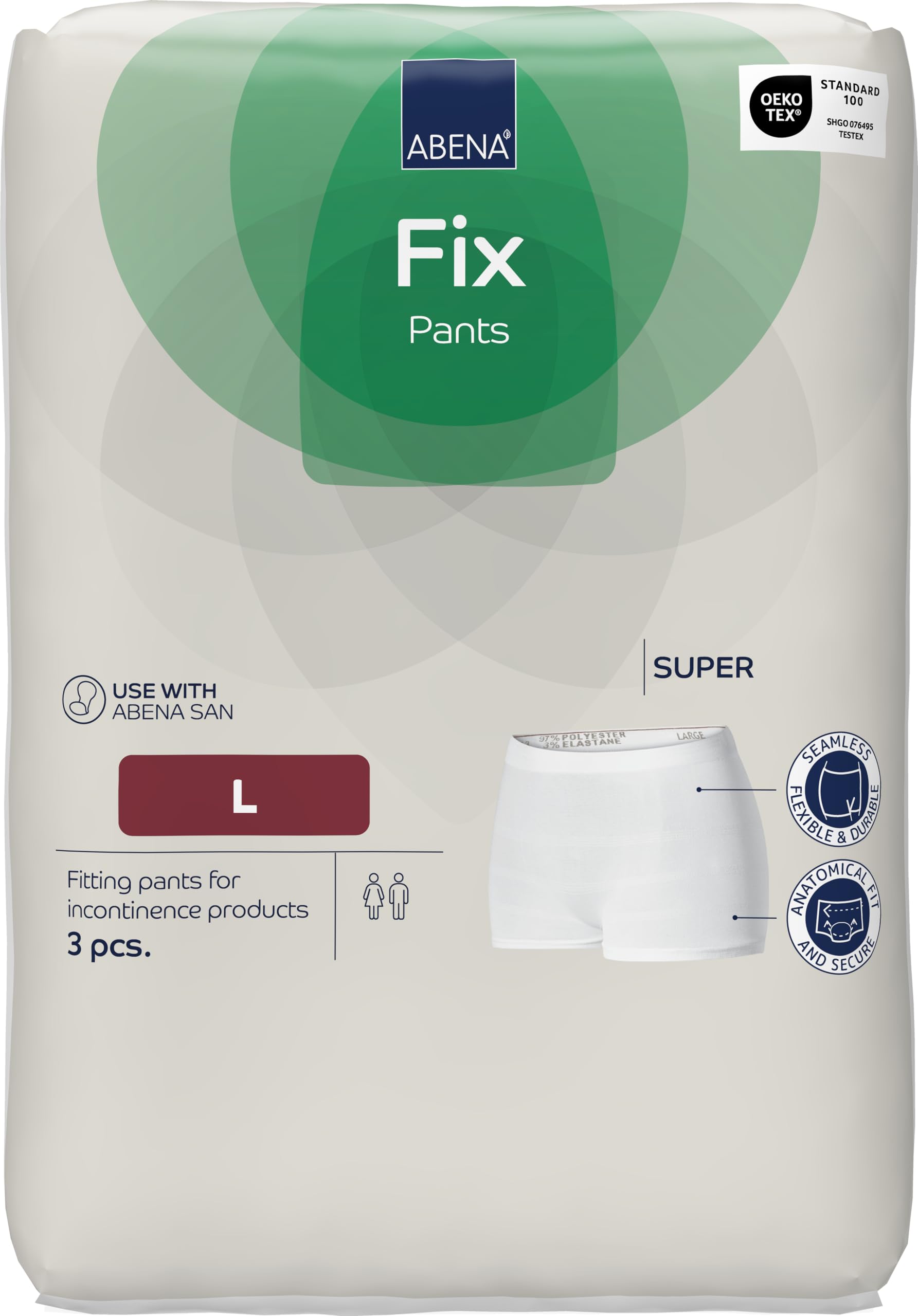 ABENAAbena Net Pants 3pk | White