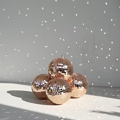 Vista 18 de Yescom Espejo grande de bola de discoteca de 16 pulgadas, decoración de cristal colgante grande para decoración de fiesta de los años 70 y 80