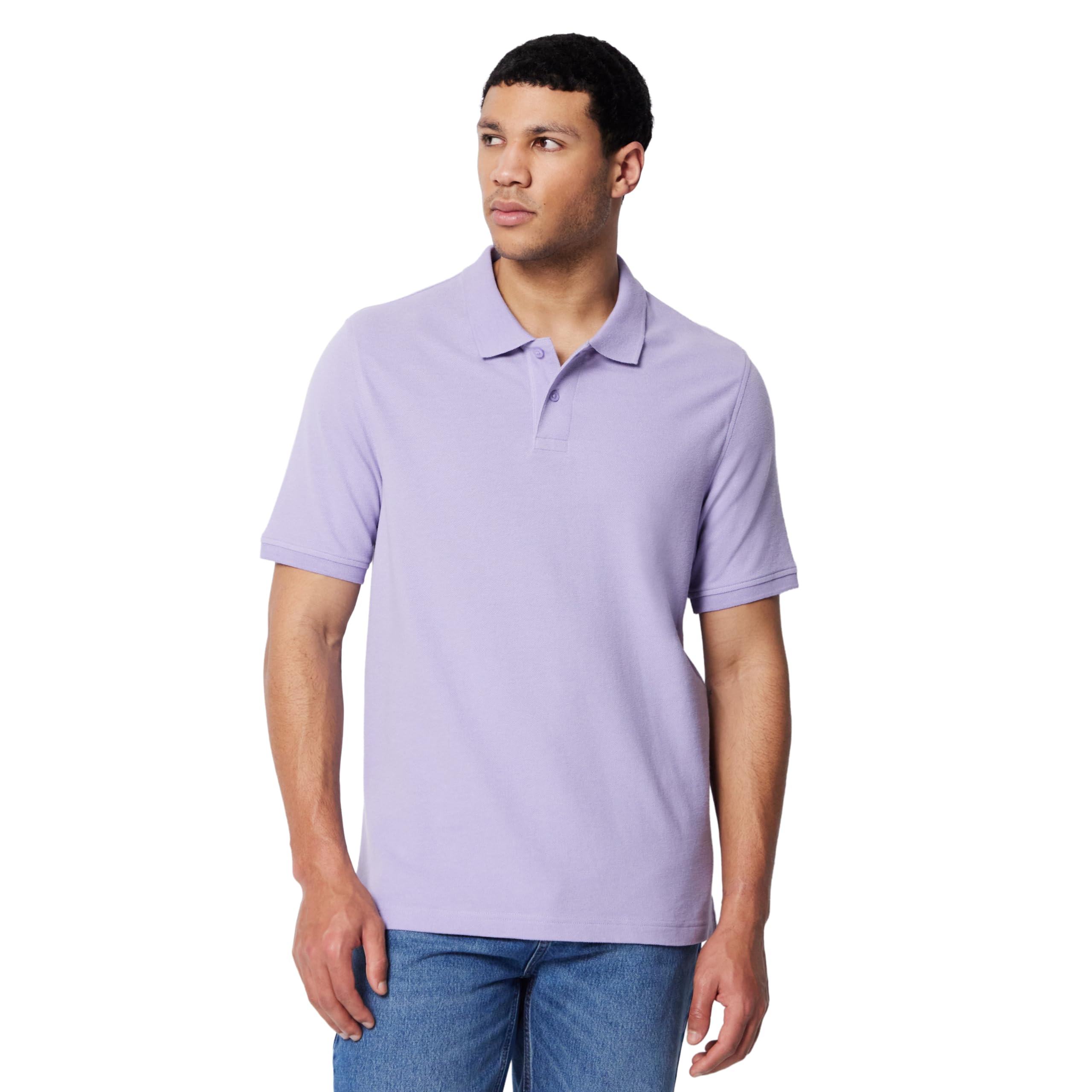 Amazon Essentials Men's Regular-Fit Cotton Pique Polo Shirt