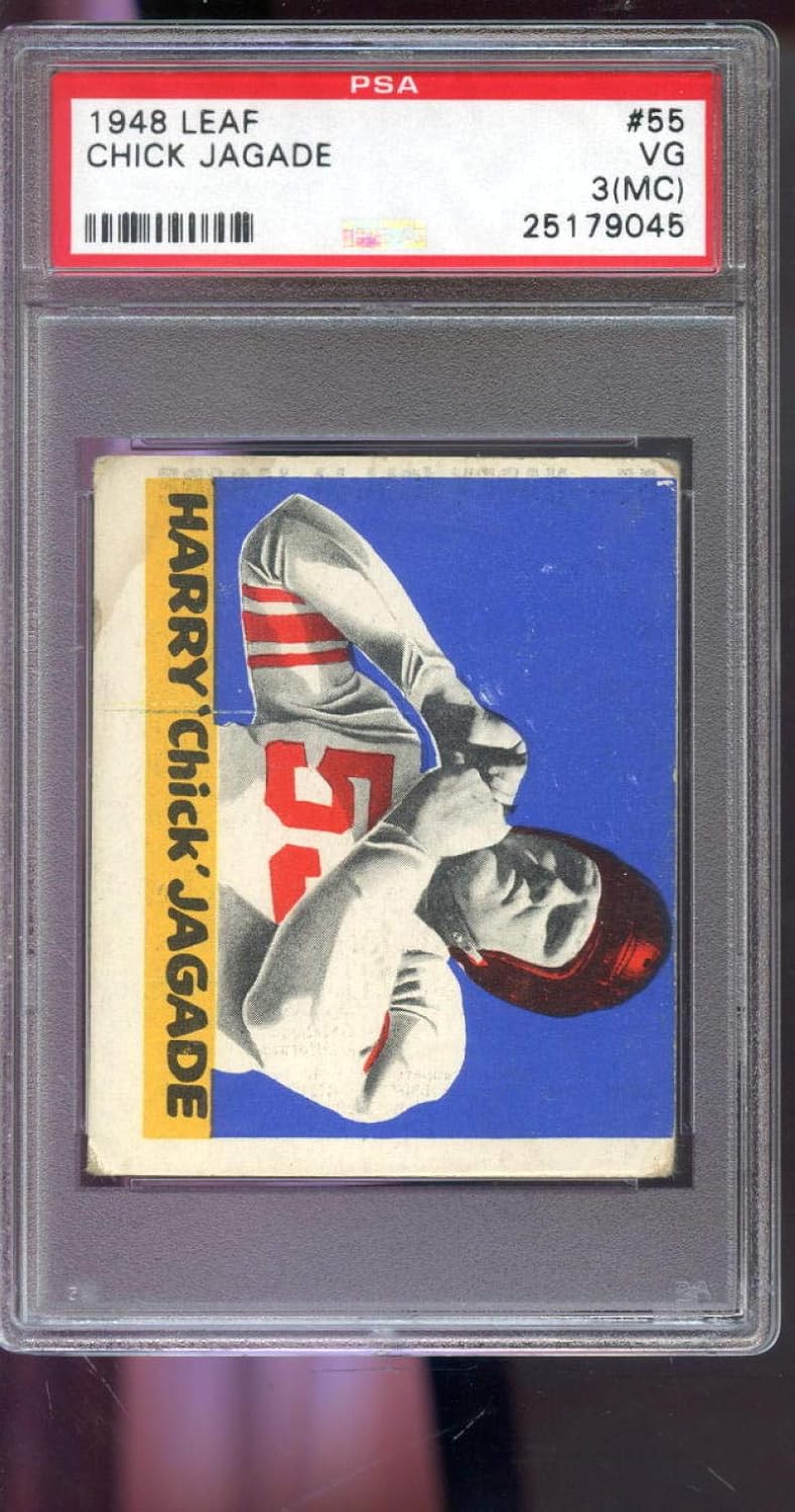 1948 Leaf #55 Harry Jagade Chick Indiana ROOKIE PSA 3 (MC) Graded Football Card