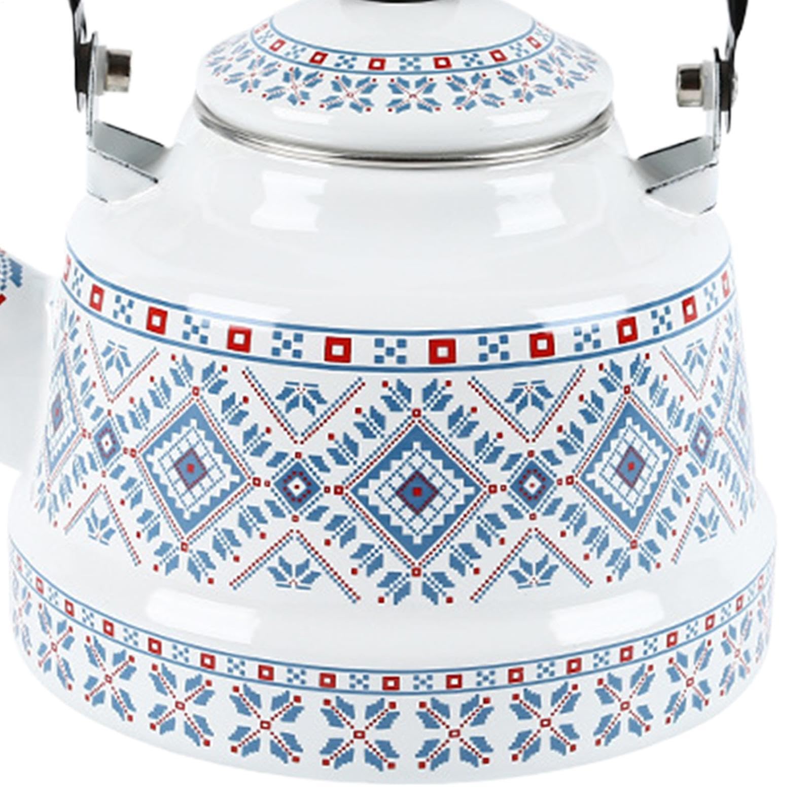 Czajnik do herbaty 2,5 L Retro Emaliowany Czajnik do Wody