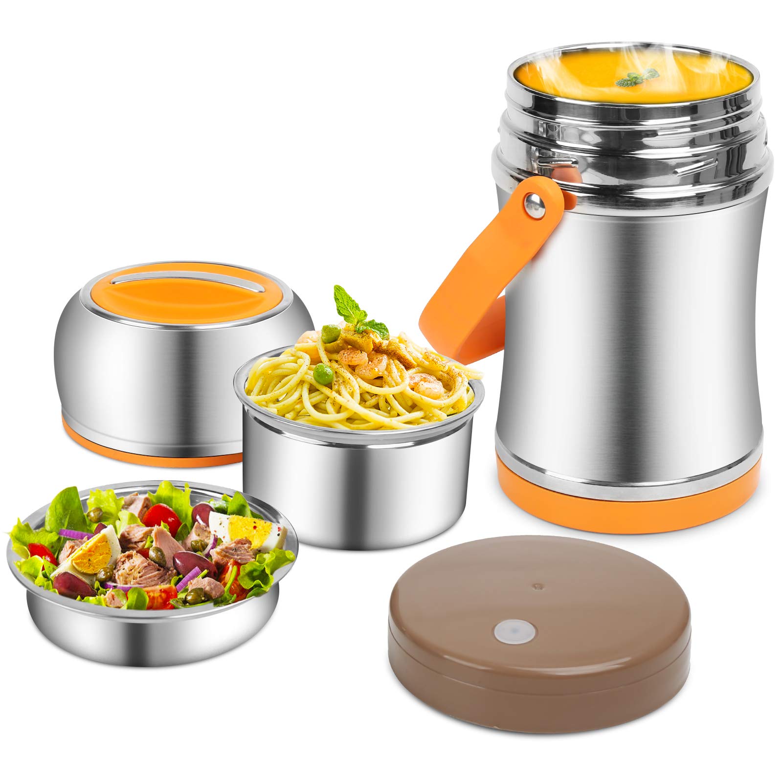 Buy Insulated Food Jar, ShineMe Soup Thermos with Handle, Wide Mouth