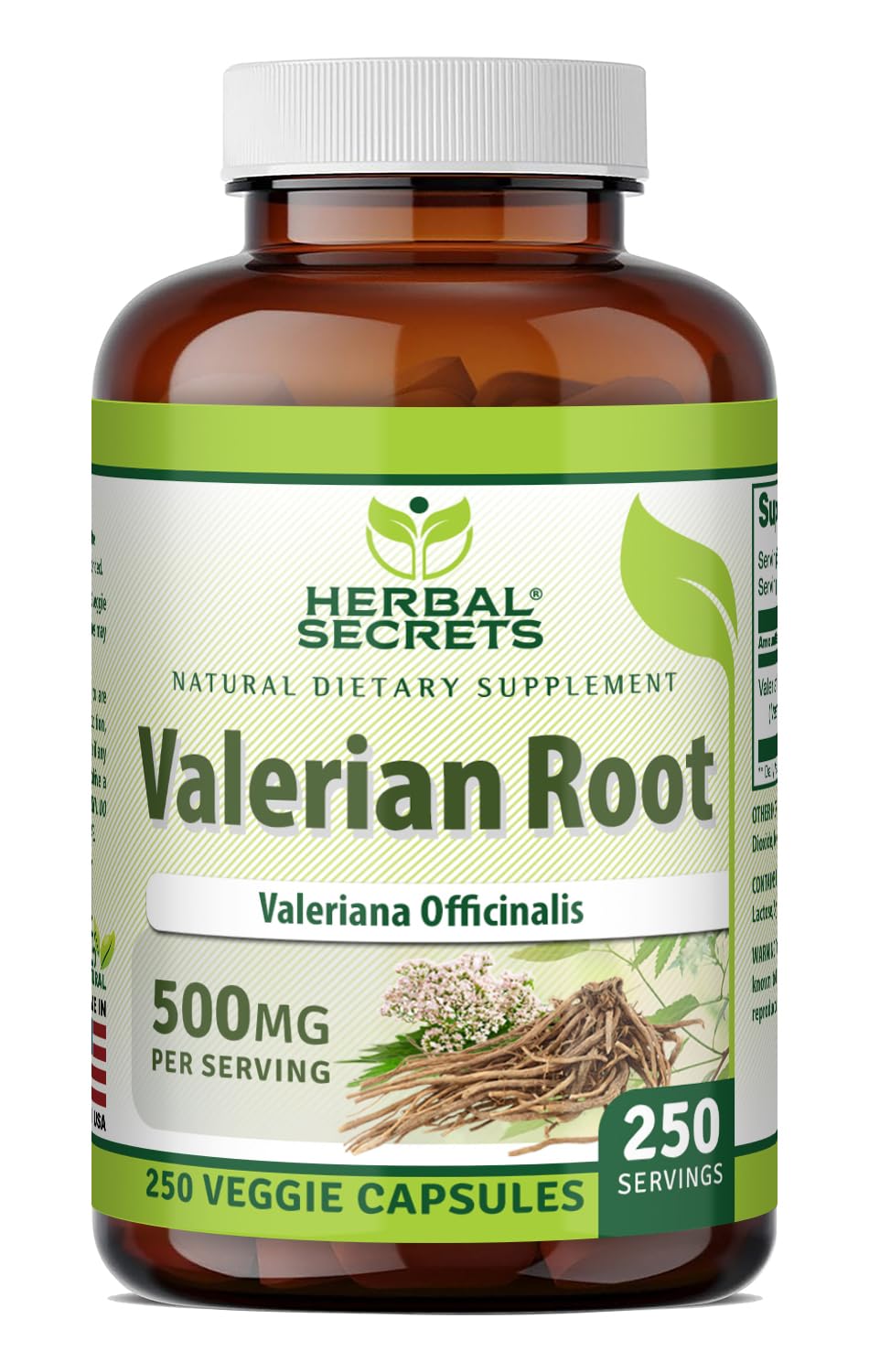 Herbal Secrets Valerian Root 500 mg