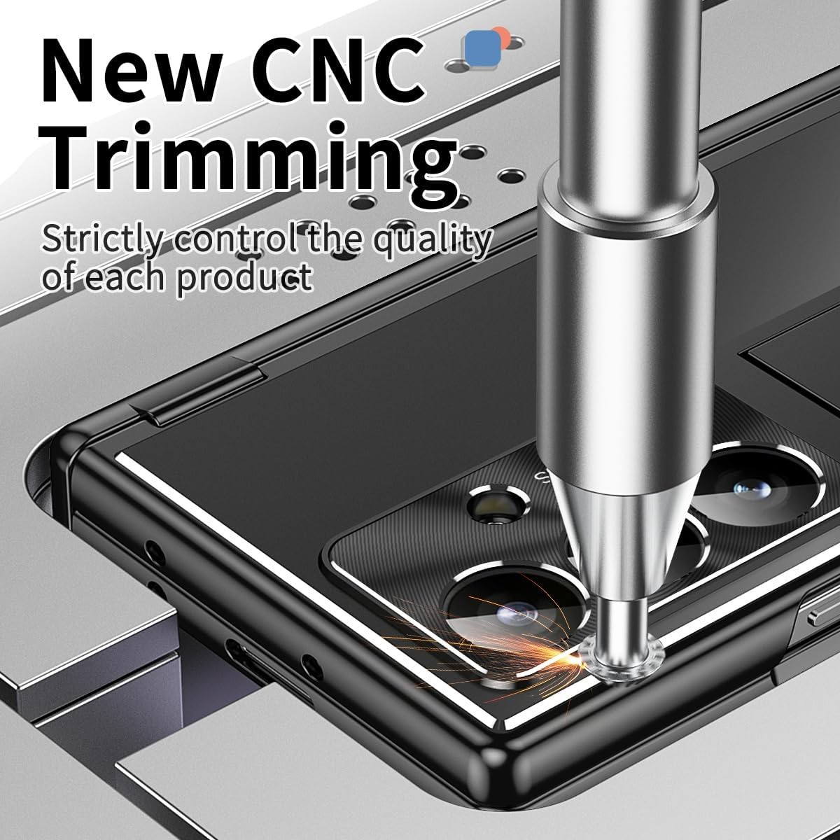 for Samsung Galaxy Z Fold 7 6 5 4 3 5G Case Aluminum Alloy Metal, Kickstand with 2 Hinges, A Pen,Glass Screen Protector, Camera Protect, Men Women Heavy Duty Case (Z Fold 4,Black)