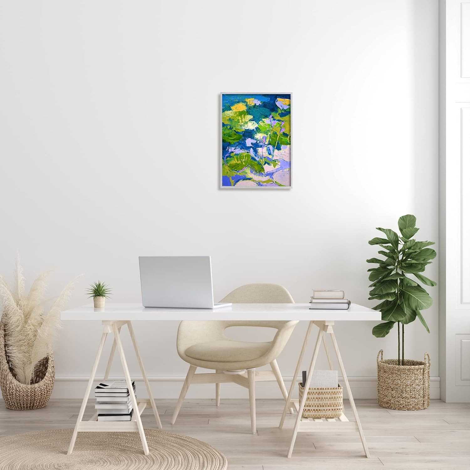 Stupell Industries Bold Pond Botanicals Lotus Flowers Framed Wall Art, Design by Dorothy Fagan