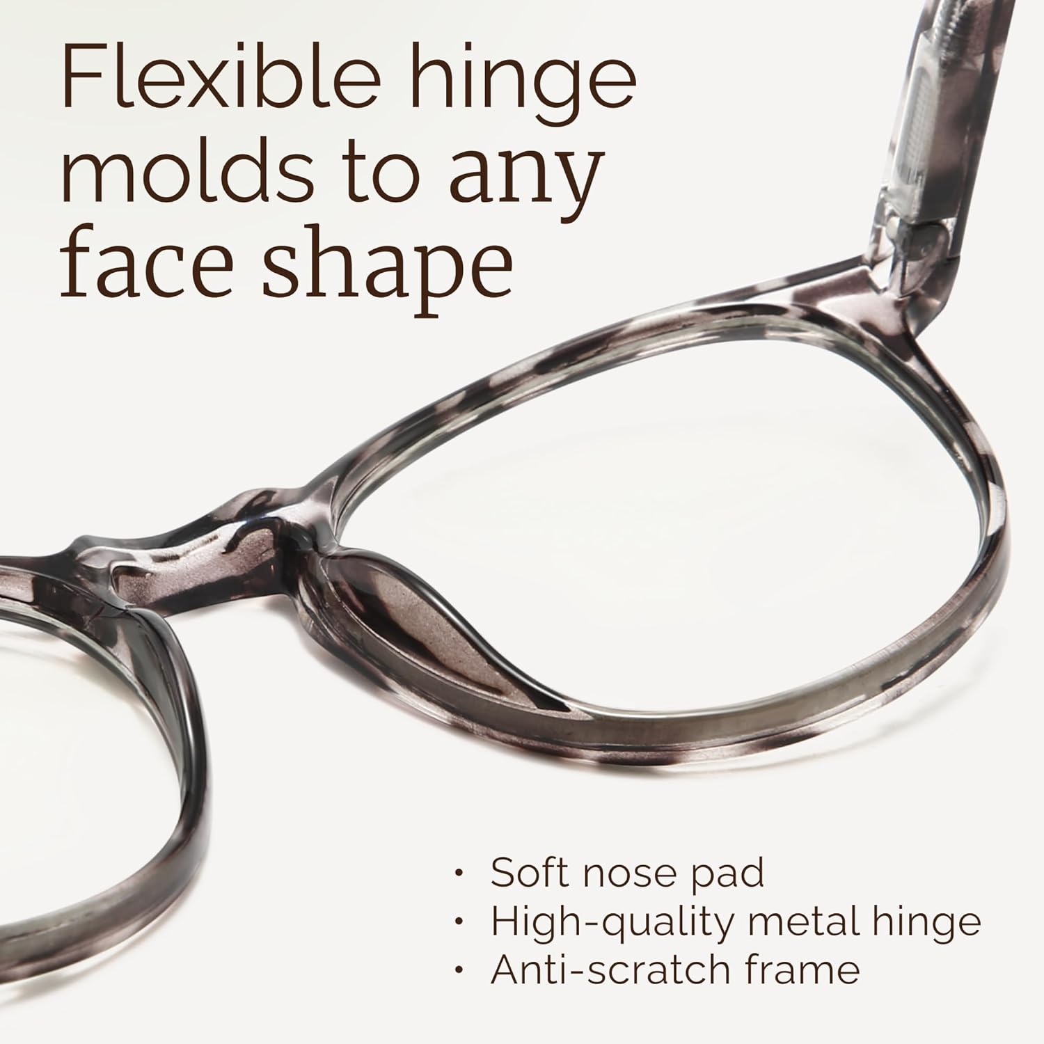 IBOANN Blue Light Glasses for Woman/Men, Fashion Blue Light Glasses Men, Fake Glasses Help Reduce Screen Fatigue - Image 3