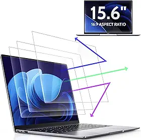 3 peças protetoras de tela antiluz azul de 15,6 polegadas compatíveis com Lenovo Hp, Dell, Acer, Asus, Samsung, etc., Laptop-16:9 Aspect, monitor de computador de 15,1 polegadas, filtro de brilho e