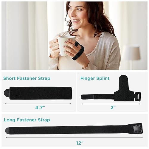 Miniatura 6 de Férula de dedo de gatillo, soporte estabilizador para nudillos para aliviar el bloqueo de los dedos, doblado, tendinitis, rigidez, alivio del dolor