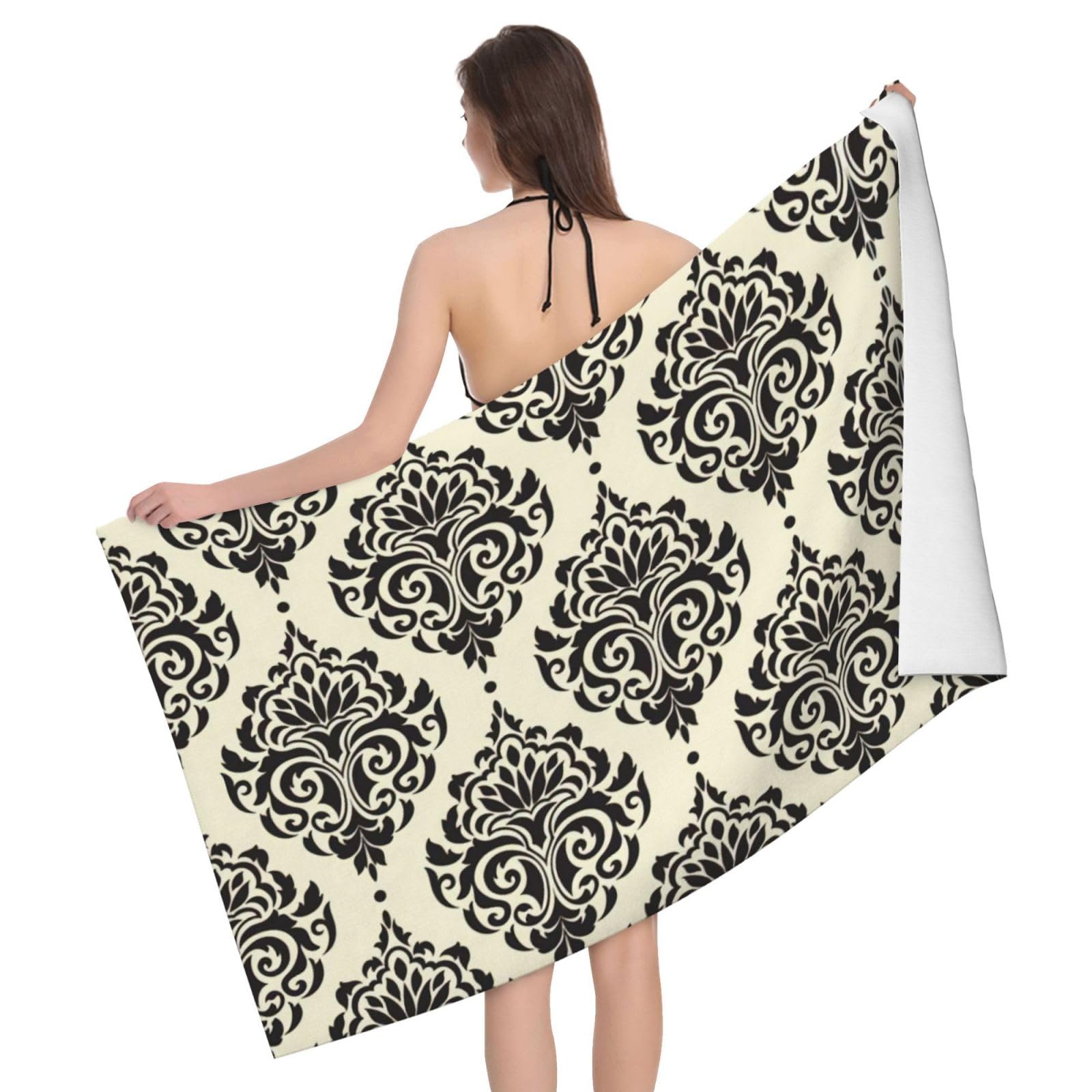 Serviette de bain microfibre pour douche et sport zen