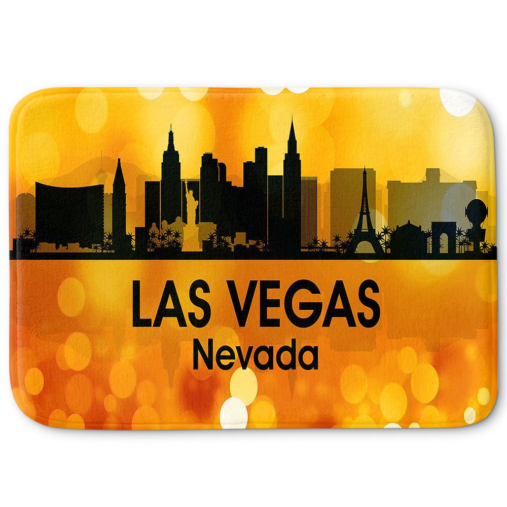 Dia Noche BR-AngelinaVickCitylllLasVegasNevada1 Bath and Kitchen Mats, Small 24 x 17 in