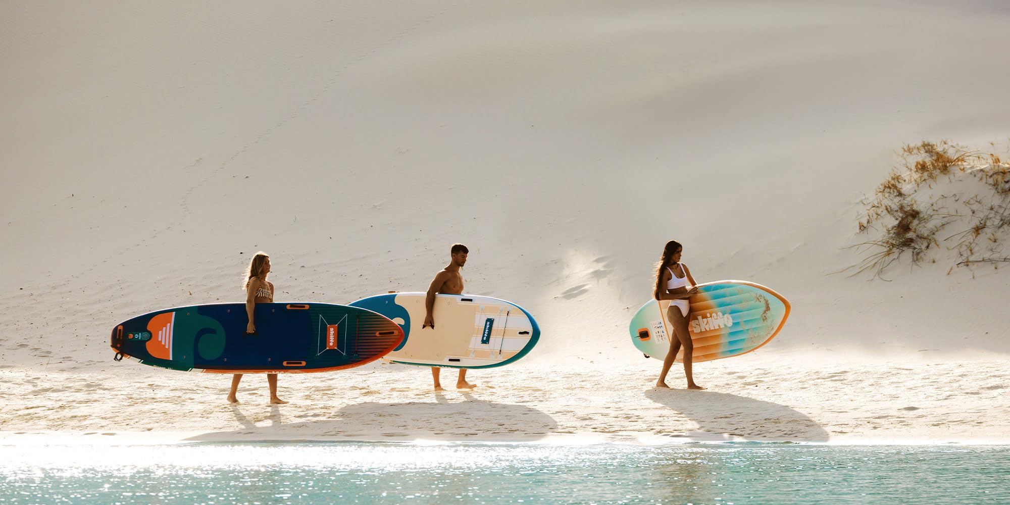 Skiffo Rivage Sunset 11' – Sup Inflable 2 en 1 Kayak Completo – 335 x 86 x 15 cm – MAX 160 kg – Estable y versátil – Diseño único