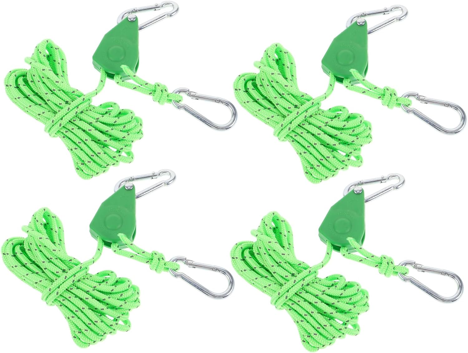 UPKOCH Tent Windproof Rope Tent Rope Tightener Buckles Wind Rope for Outdoor Awning Tie Down Straps with Hooks image 5
