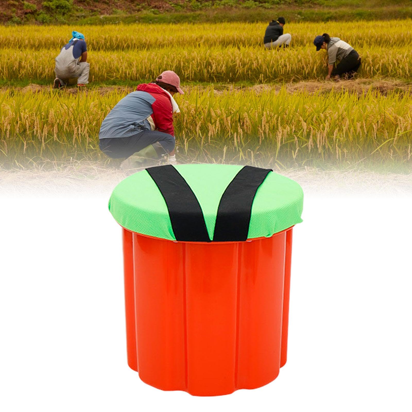 F Fityle Tabouret de Jardin Portable Petit Tabouret de Jardin siège de Travail de Jardin pour l'extérieur, la Plantation, la pêche, 32cm Plastique