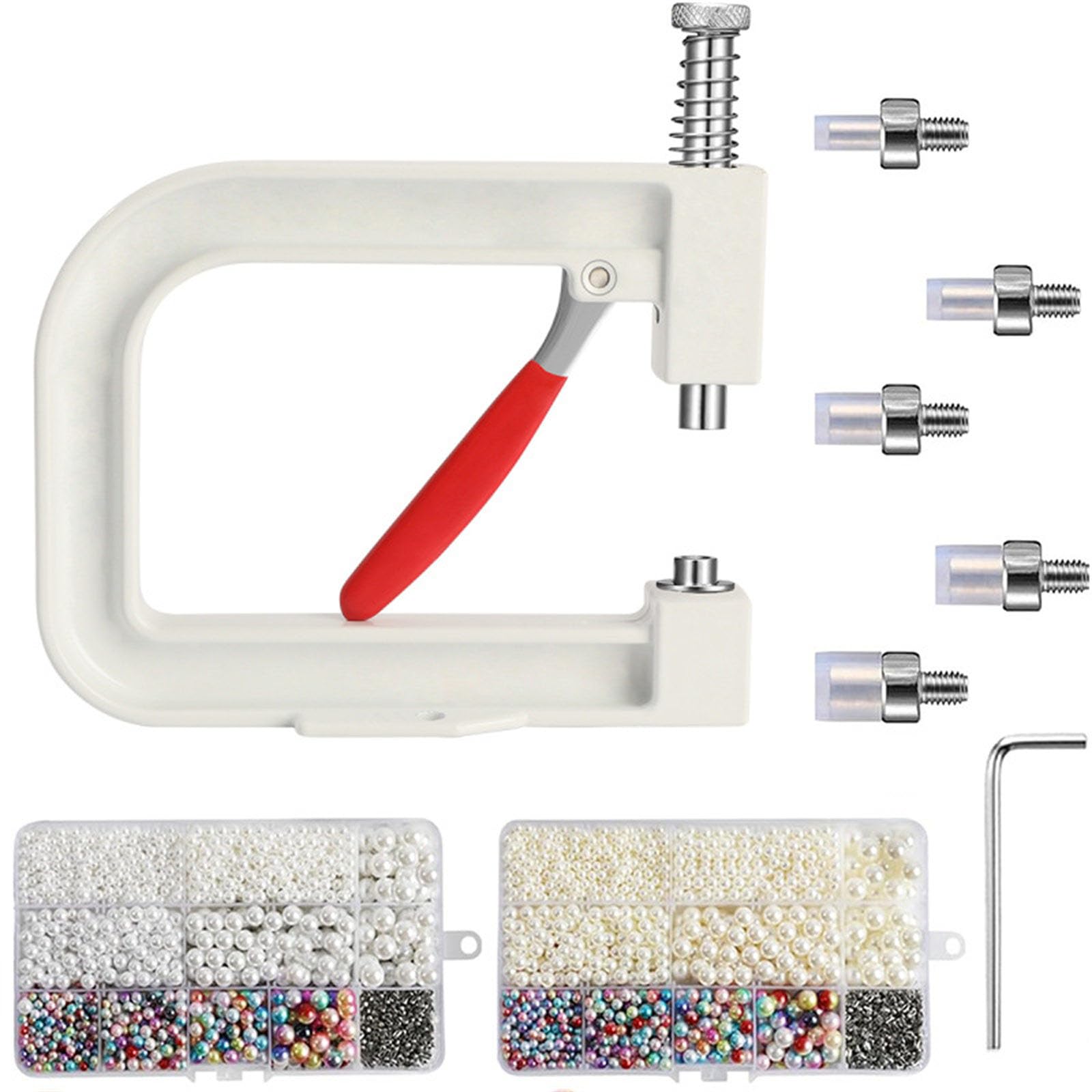 TFAOYS Manual Beads Press Tool Suitable for Various Decorative Materials Beads Setting Tool