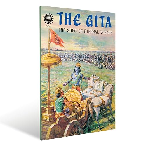 The Gita: Bhagavad Gita | Indian Mythology, History &amp; Folktales | Cultural Stories for Kids &amp; Adults | Illustrated Comic Books | Mahabharata | Amar Chitra Katha
