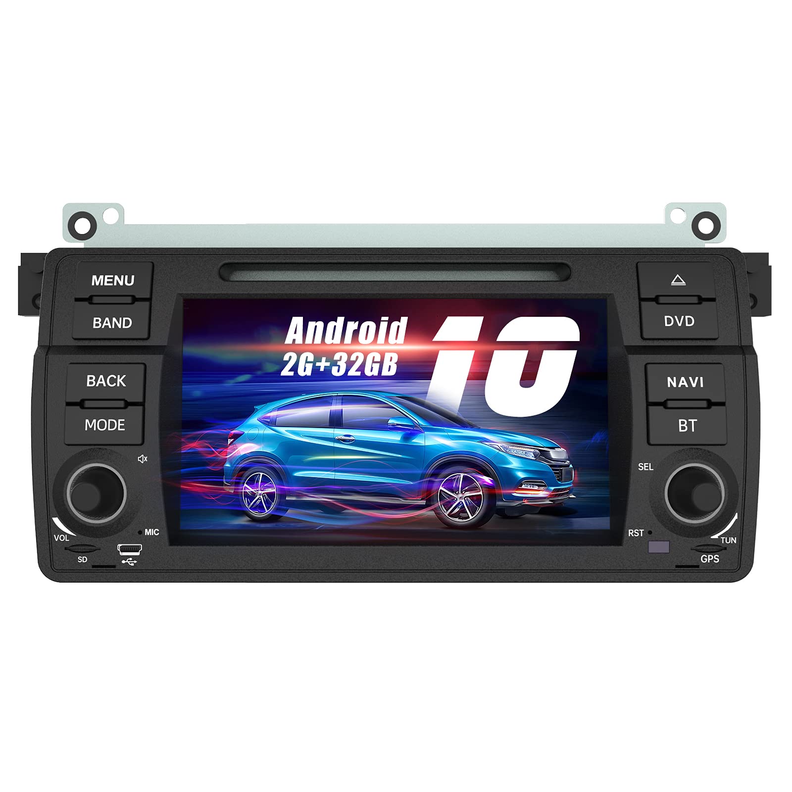 Buy AWESAFE Car Radio 1 Din Head Unit for BMW E46 19992004 Android 10