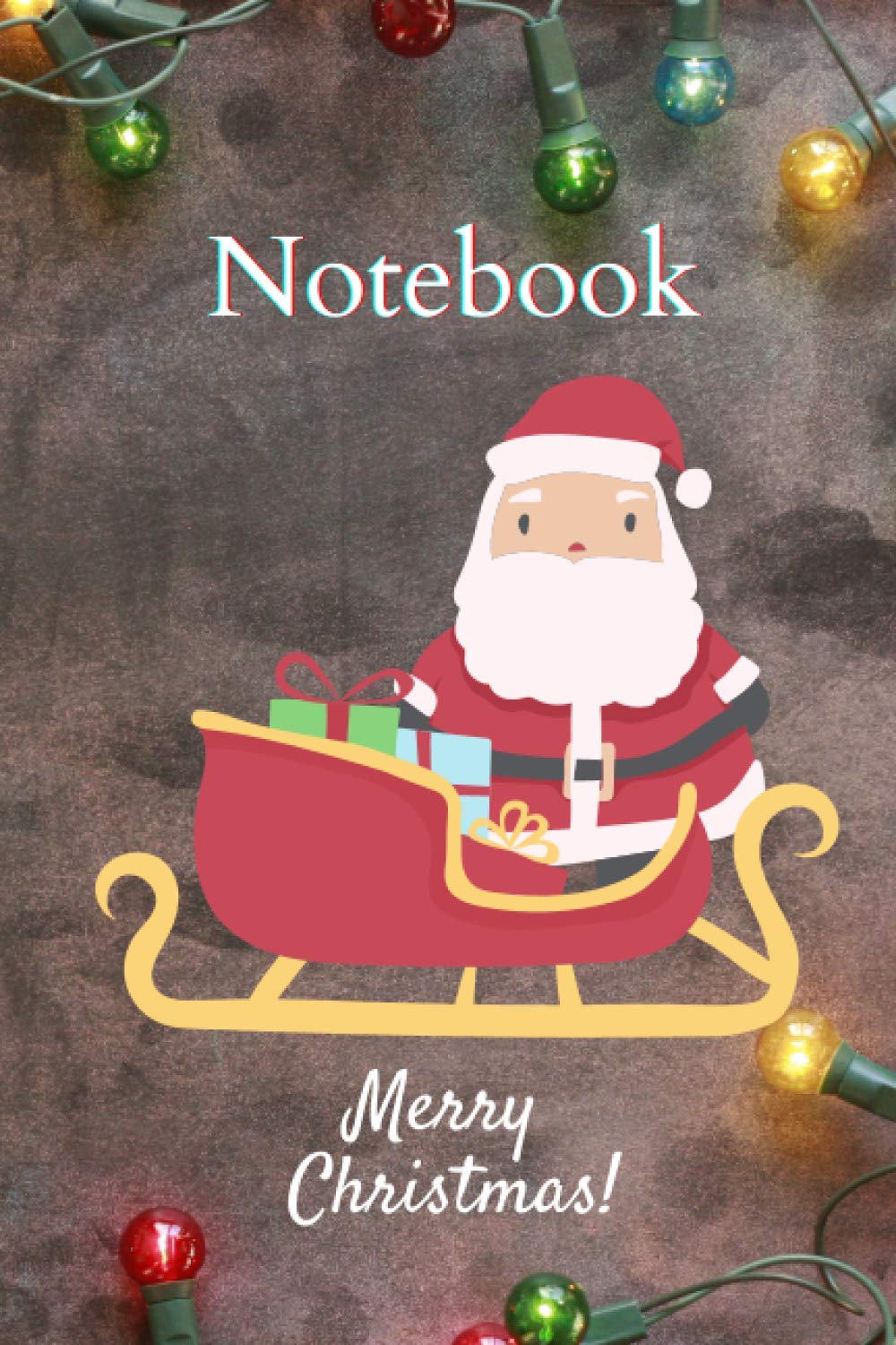 Xmas notebook: Lined Notebook- Journal - Paperback Notebook - College Ruled paper-110 Pages - Soft Cover-6" x 9" (15.24 x 22.86 cm)