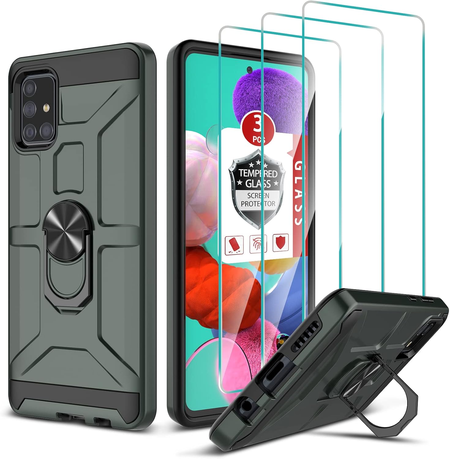 for Galaxy A51 Case, Case for Galaxy A51 5G with 3X Seychelles Ubuy