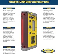 Vista 2 de Spectra Precision CR700 Receptor láser combinado con abrazadera de varilla y montaje magnético – Lectura digital impermeable IP67, detección de 5