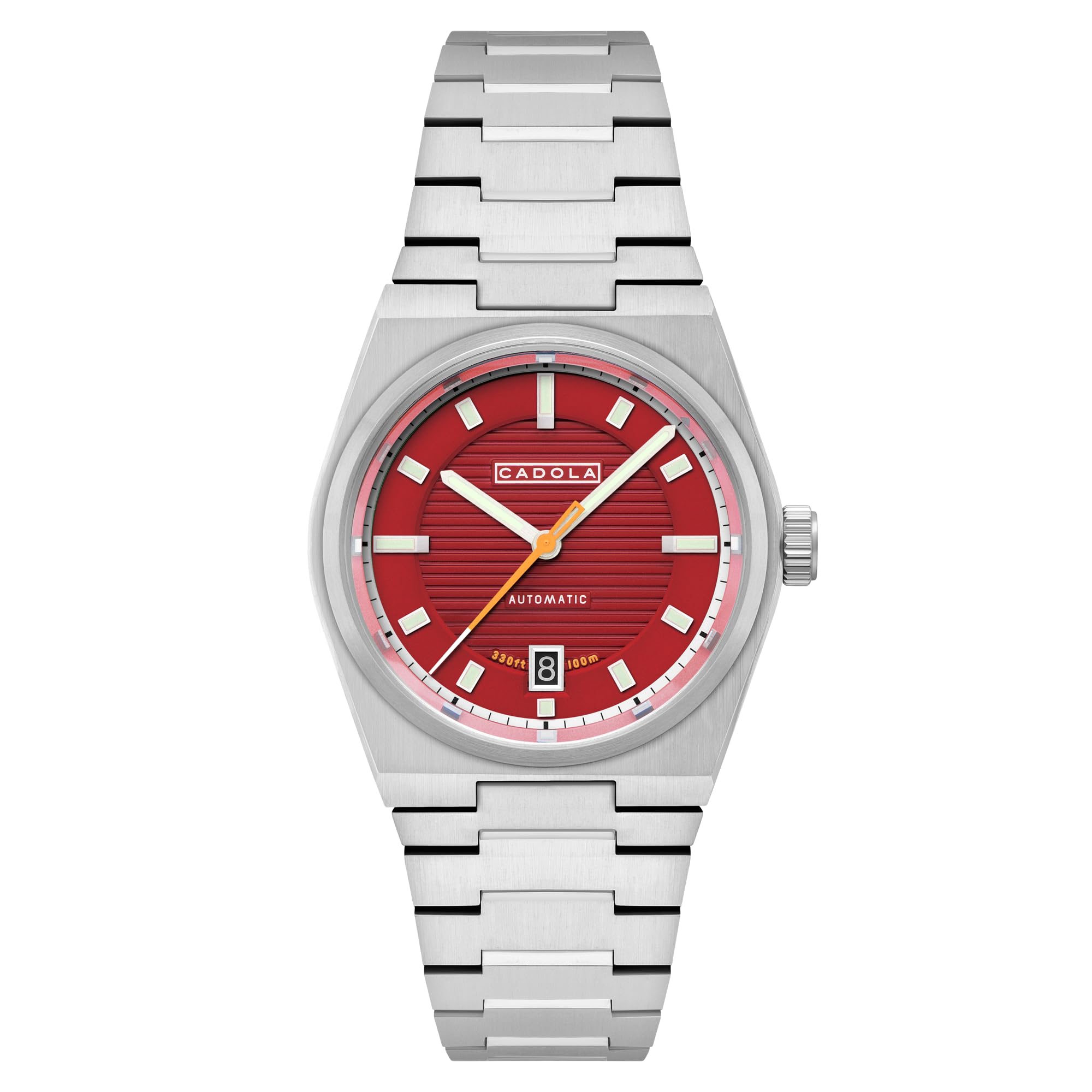 men's 41mm lydden hill automatic watch with solid stainless steel bracelet cd-1056