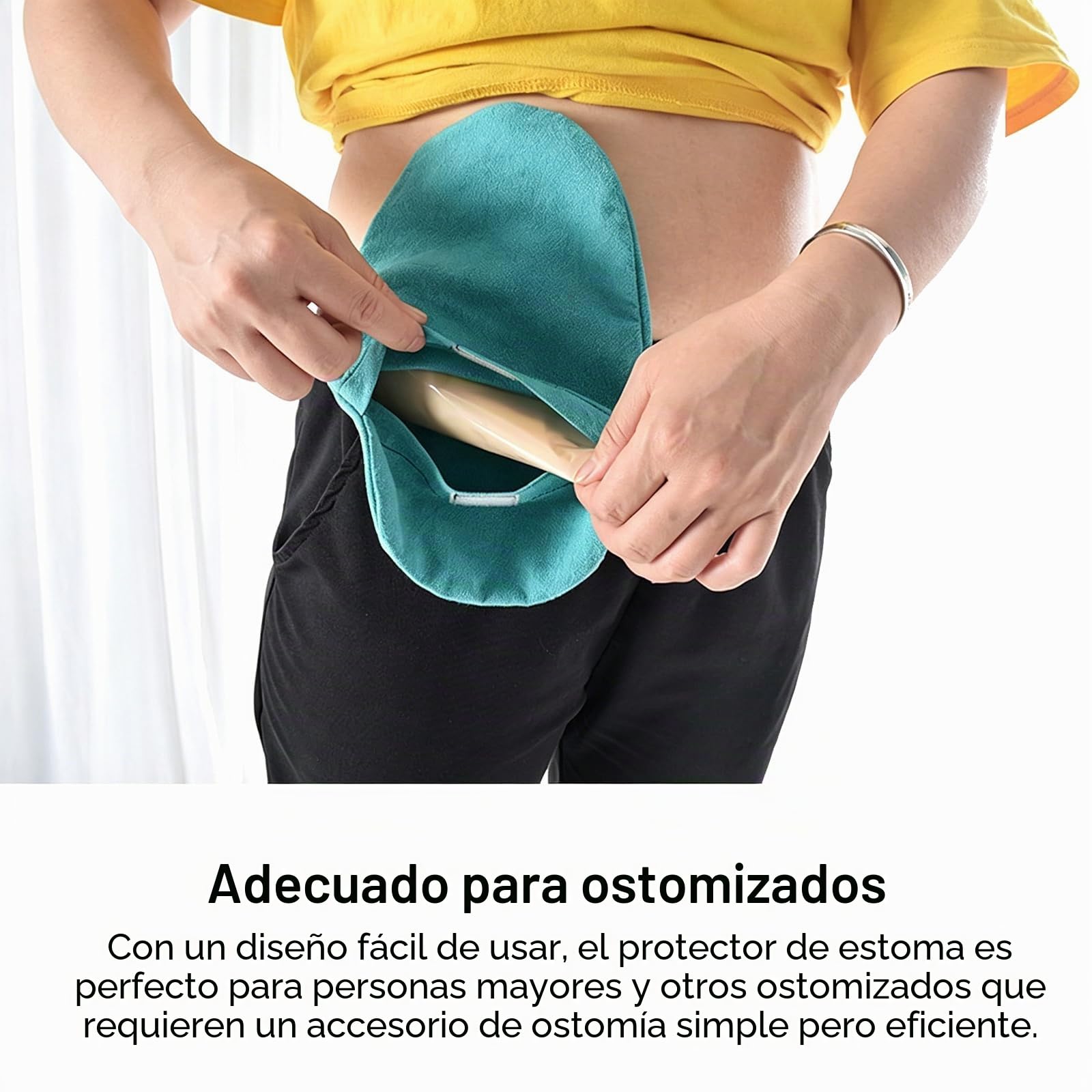 Fundas para Bolsas de Ostomía, 3 Unidades Fundas para Colostomía Lavables Y Desmontables Protector para Estoma Forro Protector para Bolsa A Prueba de Polvo, para Hombres Y Mujeres Ileostomía Urostomía