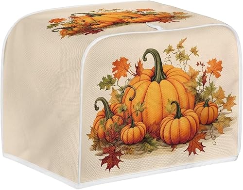 Vista 182 de Cubierta floral para tostadora de limón, 4 rebanadas de pan, tostadora, horno, cubierta a prueba de polvo, cubierta para electrodomésticos pequeños