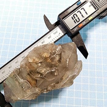 Amazon.co.jp: 台座付き 蝕像水晶 カテドラル スモーキークォーツ 原石