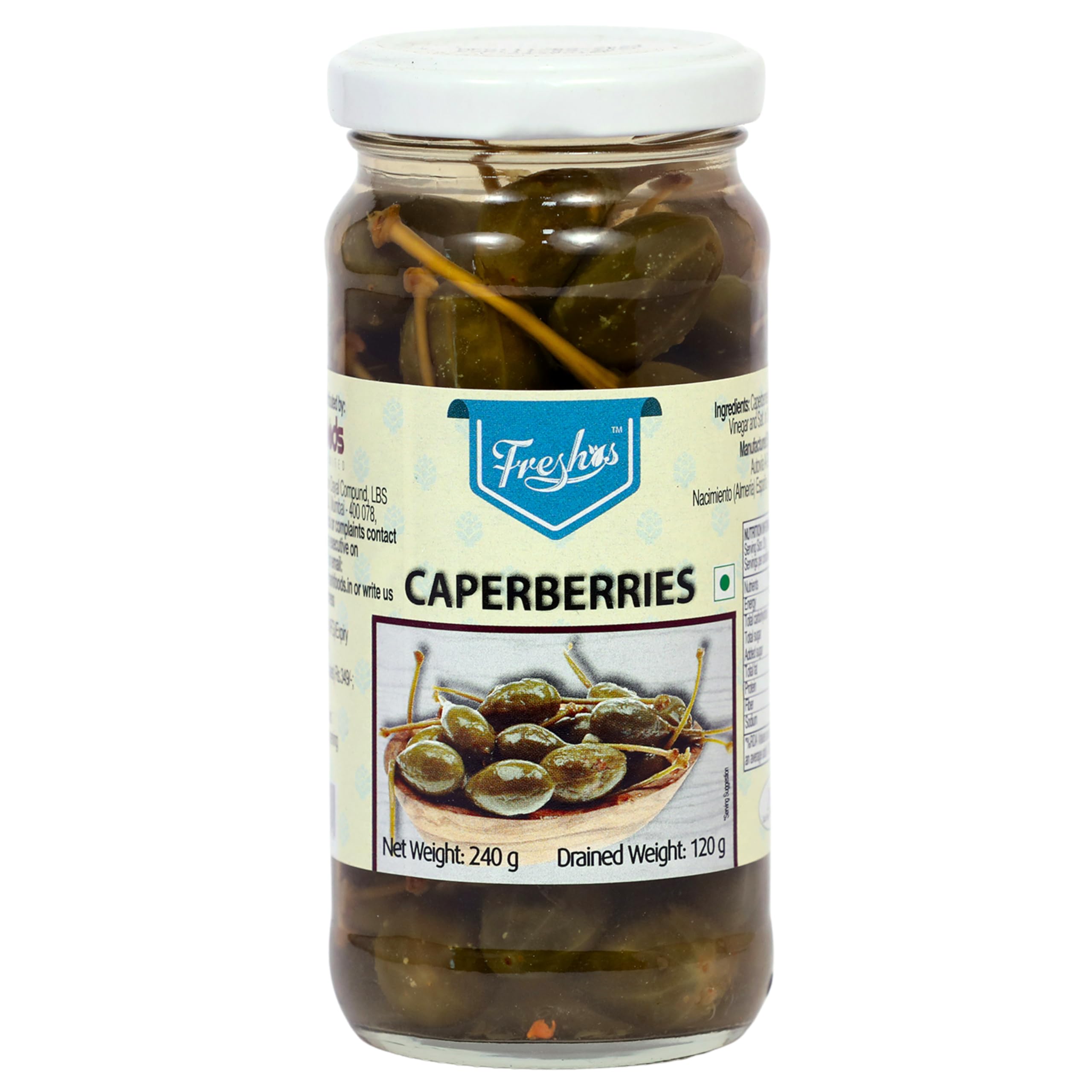Freshos Caperberries 240 Grams
