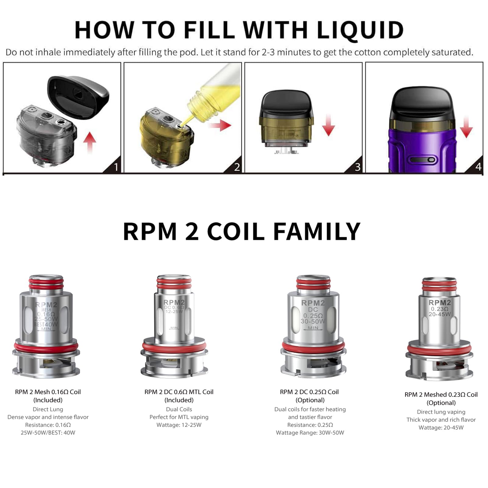 SMOK Nord C Kit | Original SMOK Nord C Pod Kit Built in 1800mAh Battery 50W  Vape with 4.5ml Empty Nord C Cartridge fit RPM 2 Coil Electronic Cigarette  No Nicotine :