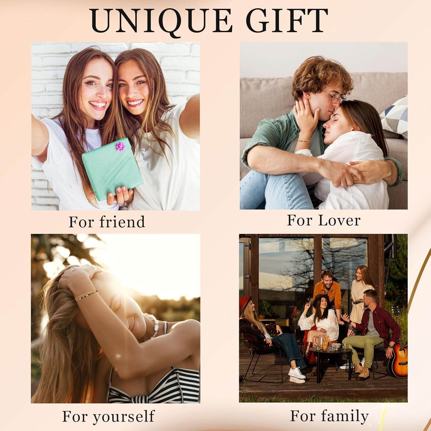 Inspirational Gifts for Women, Morse Code Bracelets Secret Message for Daughter Mom Best Friend Teacher Mother's Day Valentine's Day Birthday Christmas Graduation Unique Funny Gifts - Image 7