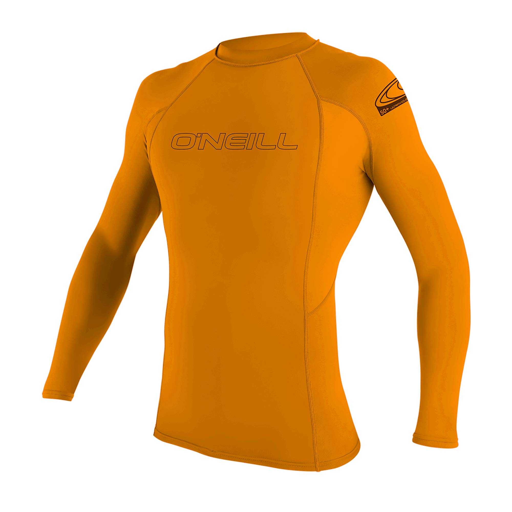 O'Neill Wetsuits Youth Basic Skins L/S Rash Guard - Blaze, 6