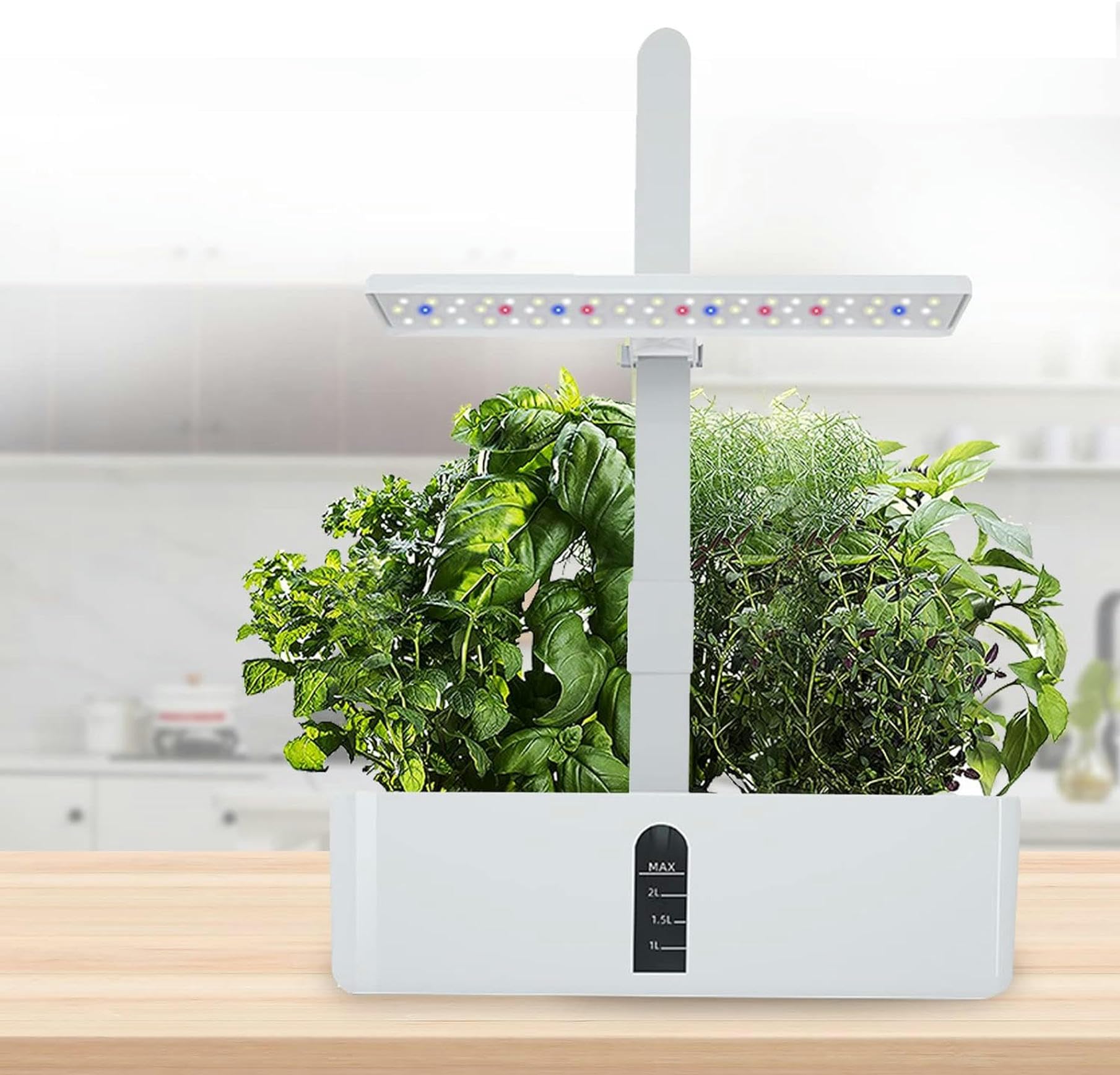 Mini System de Cultivo hidropónico para Interiores, Kit de jardín de Hierbas con luz LED, Regalos de jardinería para Mujeres y mamás