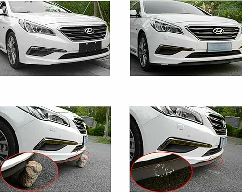 Miniatura 8 de Alerón de parachoques delantero, divisor de tira de labios, protector de falda de goma, ajuste universal de 8 pies, ajuste universal para