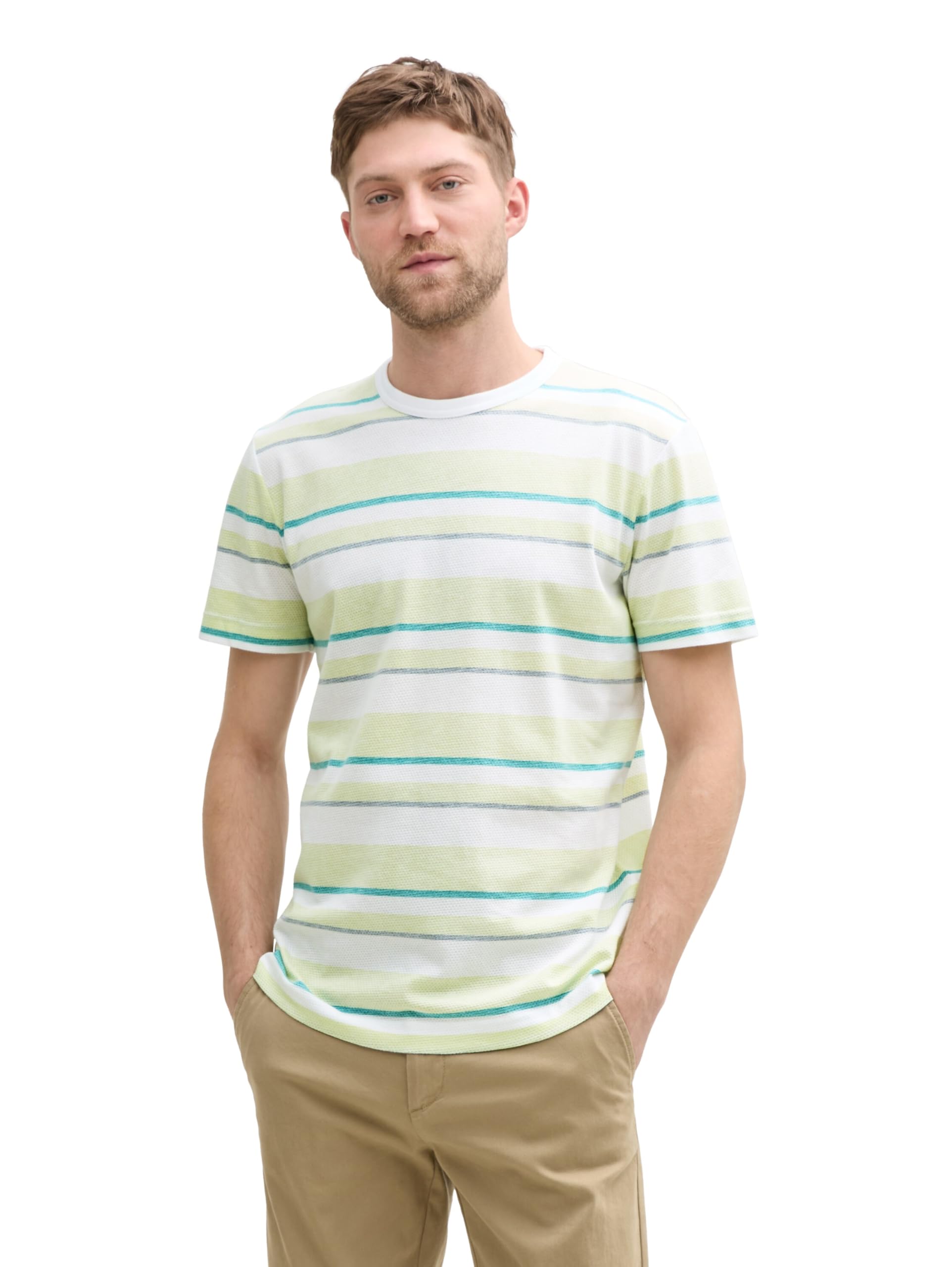 TOM TAILOR Men's Striped T-Shirt