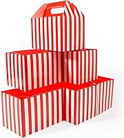 Vista 9 de Happyhiram Paquete de 40 cajas grandes a dos aguas color marrón Kraft, cajas de regalo de papel kraft resistentes de 9 x 6 x 6 pulgadas