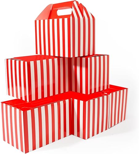 Miniatura 7 de Happyhiram Paquete de 40 cajas grandes a dos aguas color marrón Kraft, cajas de regalo de papel kraft resistentes de 9 x 6 x 6 pulgadas, para