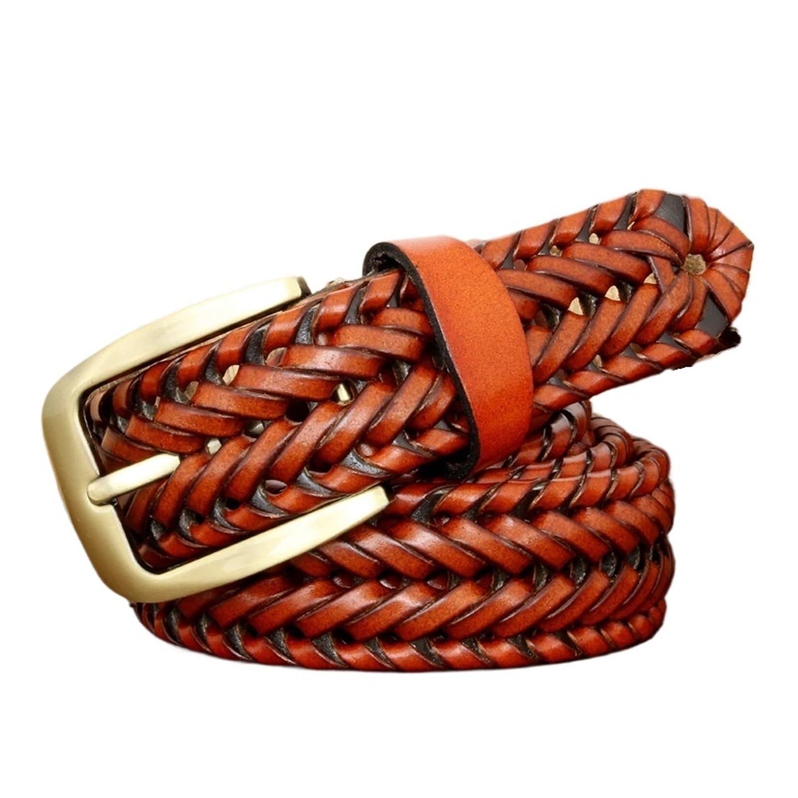 Ceinture Cuir Tressé Ceinture en cuir véritable