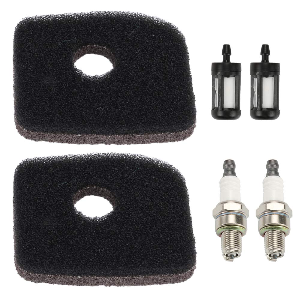 Mengxiang 4241 120 1800 Air Filter for BG56C BG86 BG66 SH56 SH86 BG56 SH56C BG86CE BG86Z BG86CEZ BG56C BG66C BG86C SH86C BR200 Leaf Blower Replace 42411201800 4241-120-1800 with Fuel Filter