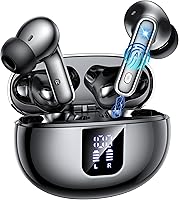 Vista 1 de Auriculares de traducción AI en tiempo real, 188 audífonos de traductor de idiomas, 36 horas de reproducción 3 en 1, micrófono ANC 4 para Audifonos