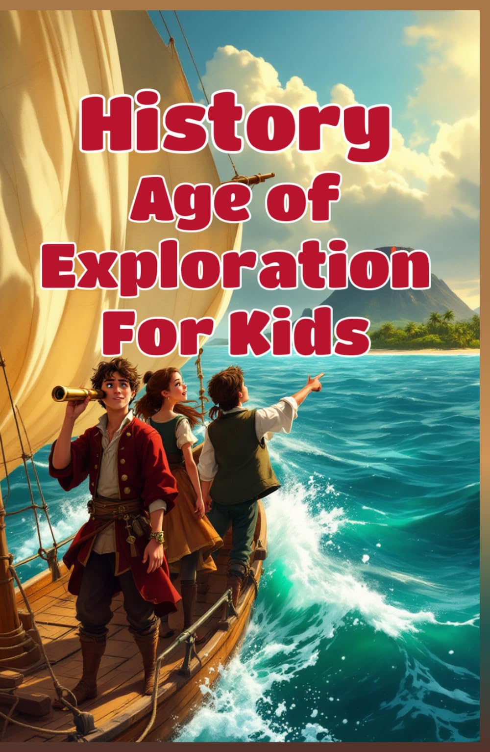 History Age of Exploration for Kids: European Explorers, Famous Voyages, Columbus, Magellan, Indigenous Peoples & the Age of Discovery (History Basic For Kids)