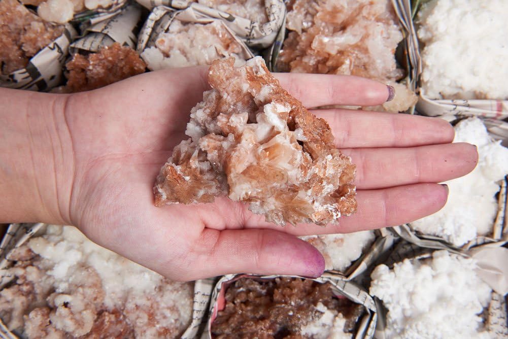 Fantasia Materials: Cave Calcite Rough Stone Specimen from Morocco - 9" to 12" Avg.