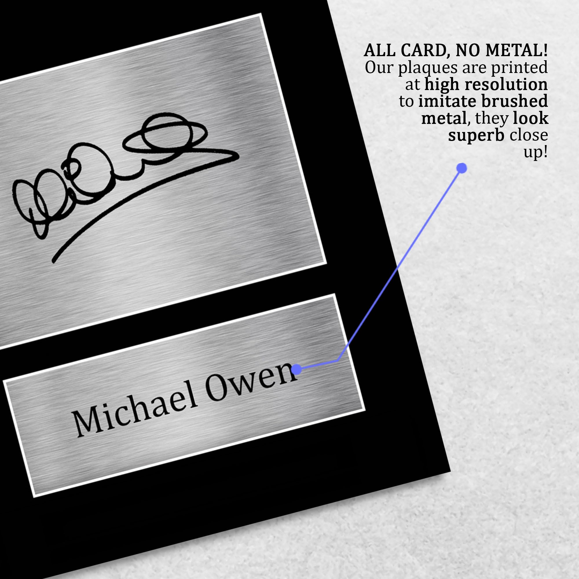 Amazon.co.jp: HWC Trading A4 Michael Owen Liverpool Gifts ファンと