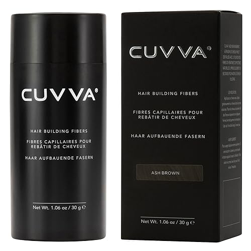 Miniatura 2 de CUVVA Fibras para la construcción del cabello (1.06 oz). Rellena instantáneamente el cabello fino y adelgazante para crear un aspecto más grueso y